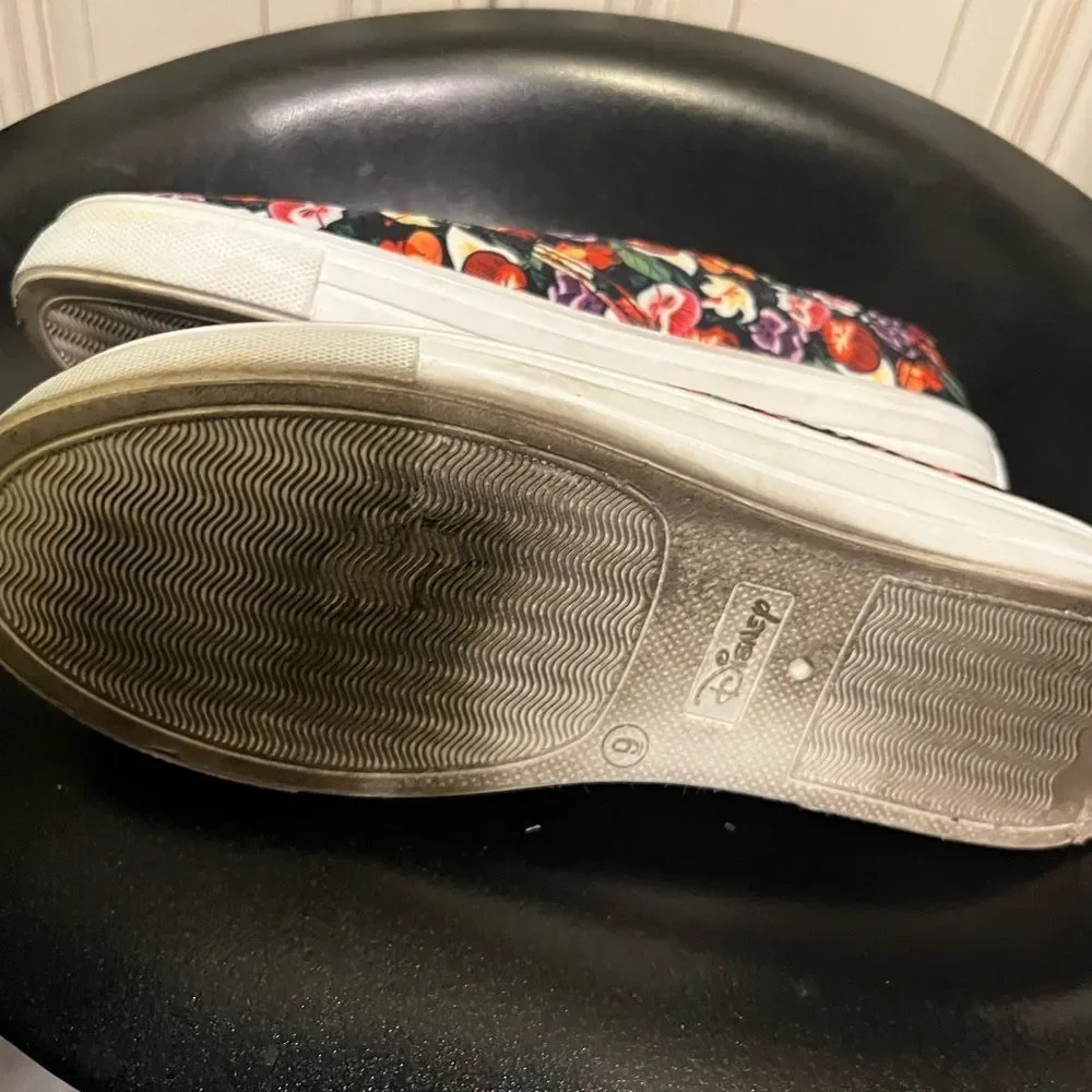 Alice in Wonderland Pansy Print Sneaker - Disney Target RARE Womens 9